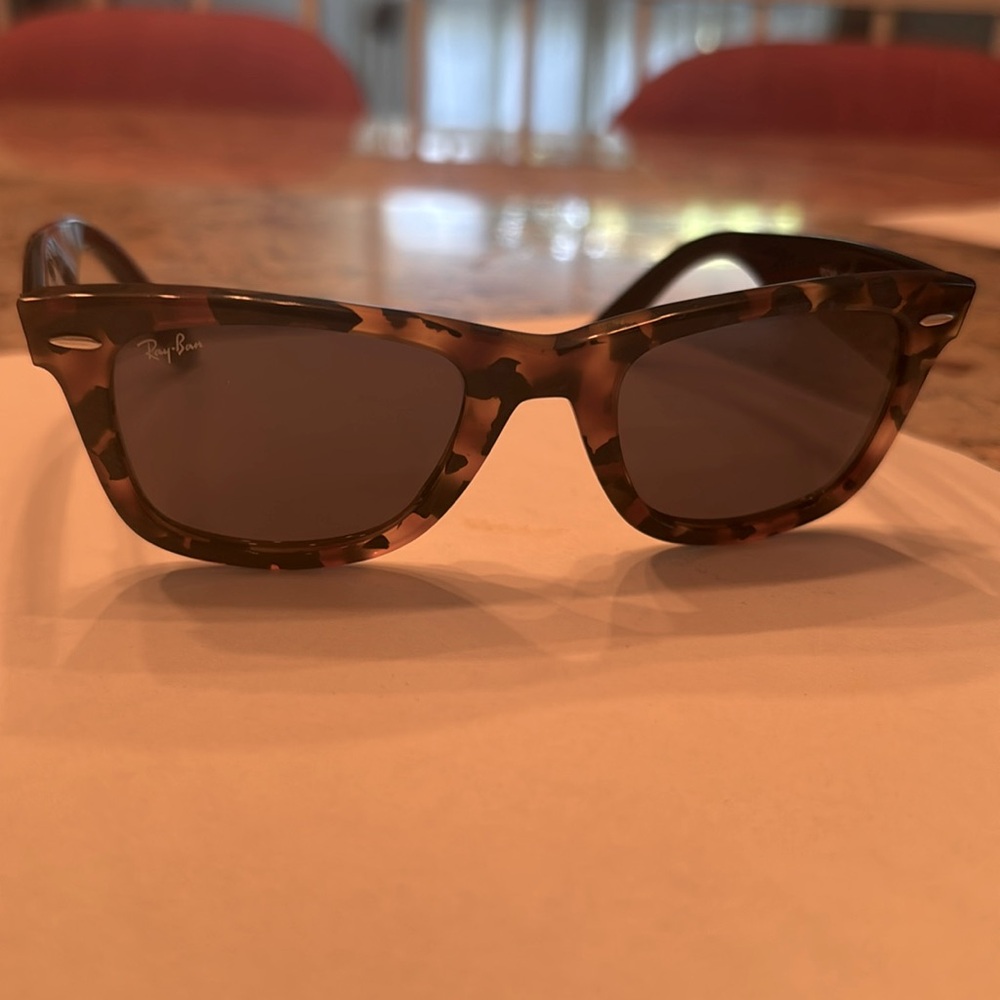 Ray Ban RB2140 original Wayfarers size 50mm Spotted Blue Havana tortoise